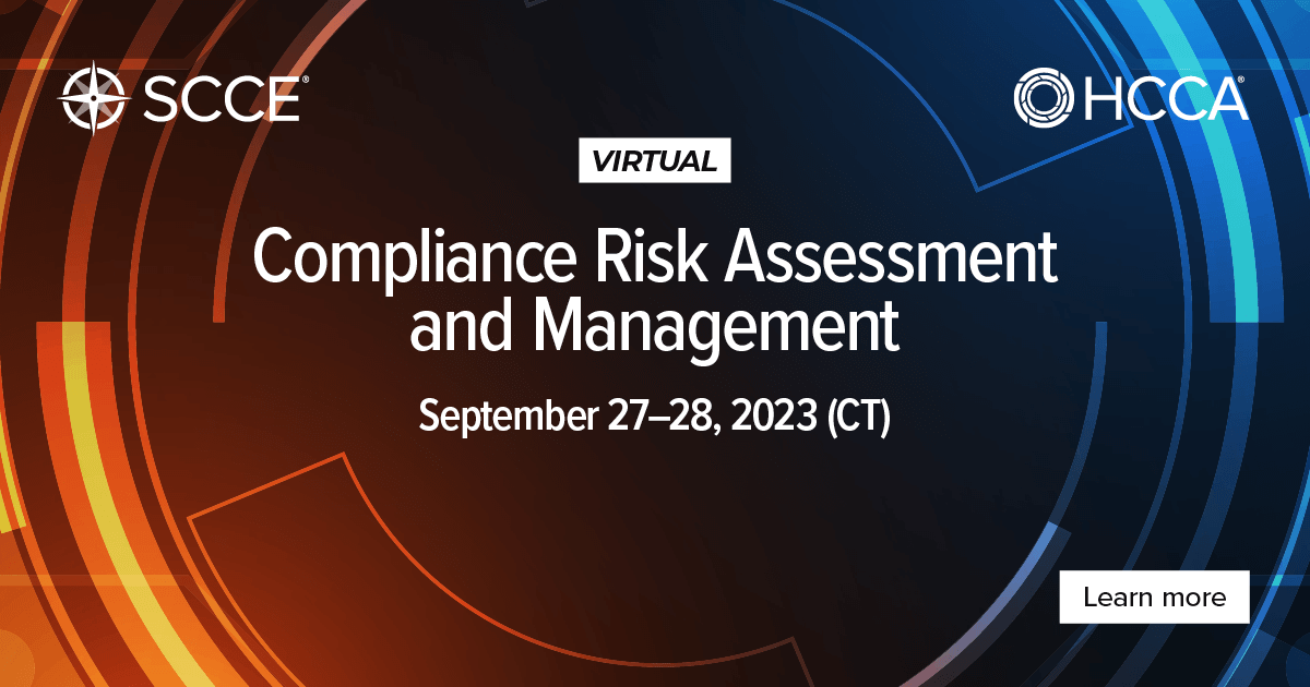 2023 September Compliance Risk Assessment And Management - Overview ...