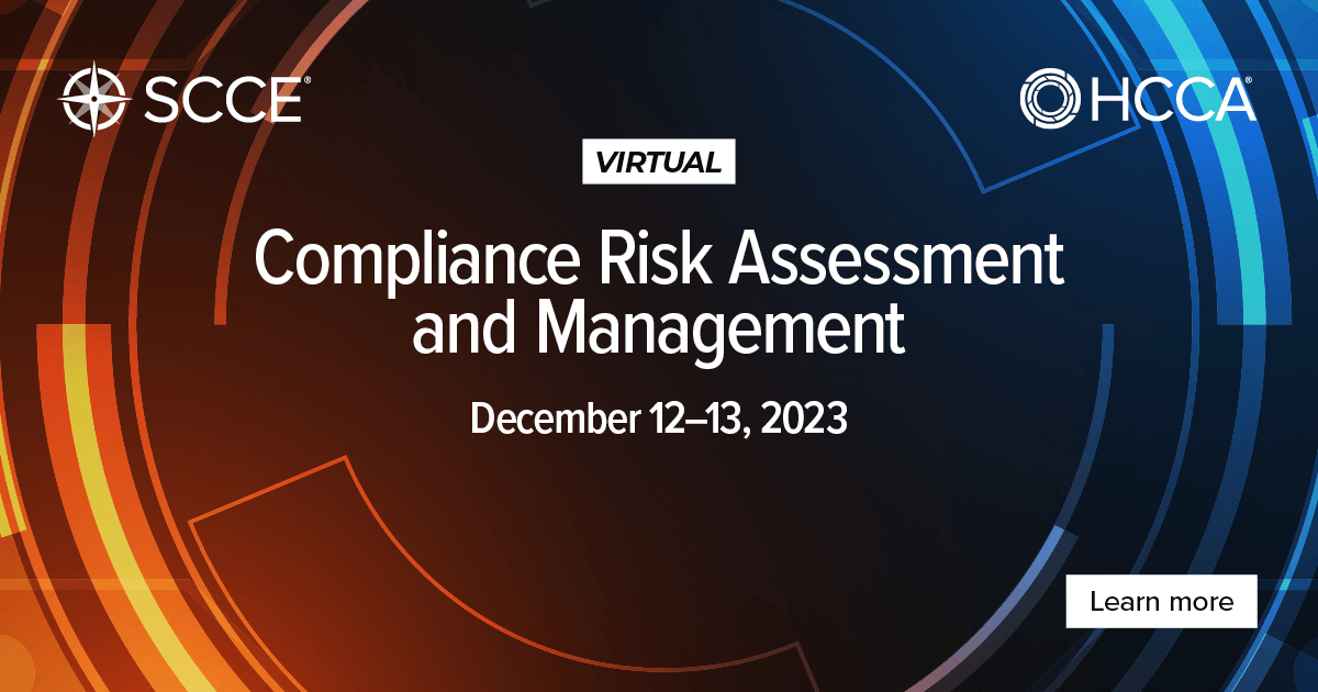 2023 December Compliance Risk Assessment And Management - Overview ...