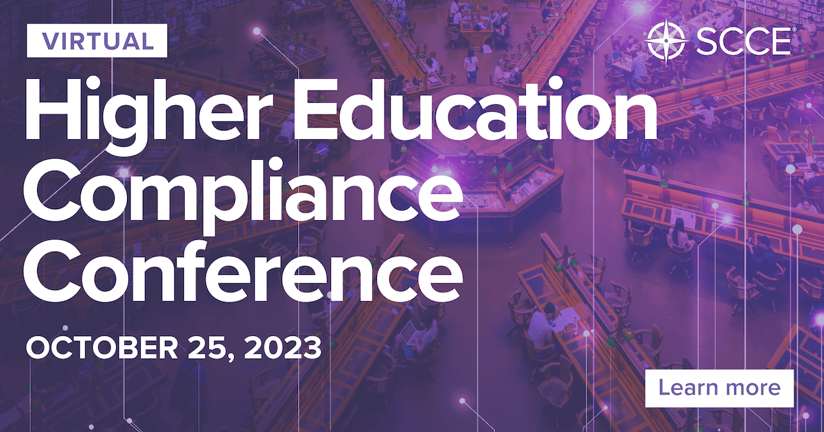 2023 Virtual Higher Education Compliance Conference SCCE Official Site