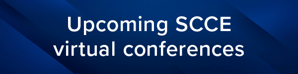 Upcoming SCCE virtual conferences