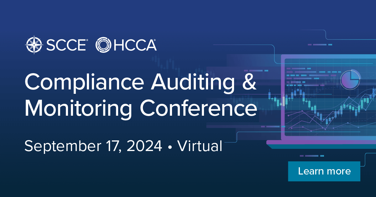 2024 Compliance Auditing & Monitoring Conference SCCE Official Site