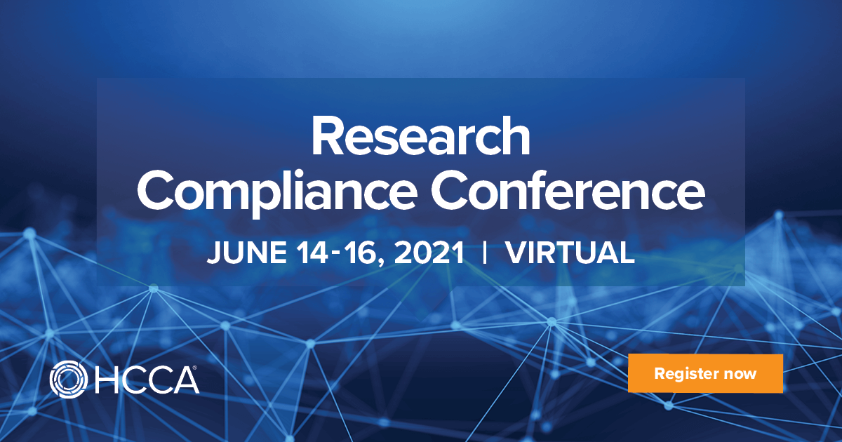 2021 Research Compliance Conference HCCA Official Site