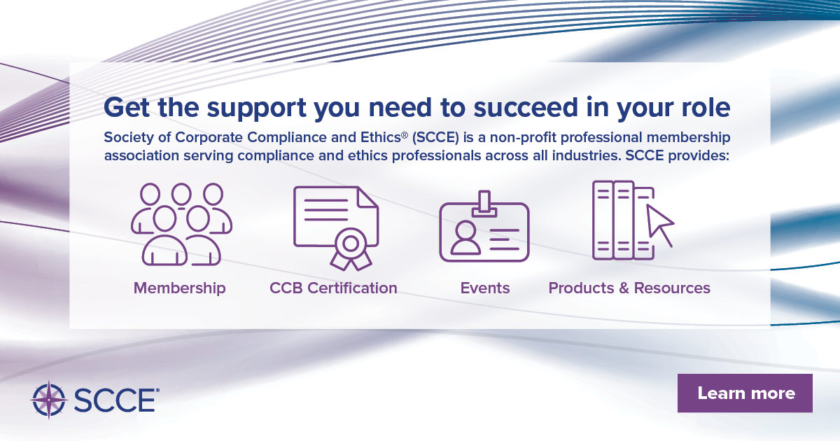 Society of Corporate Compliance & Ethics - SCCE | Resources ...