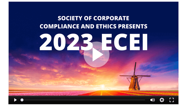 Society of Corporate Compliance and Ethics presents 2023 ECEI (play video)