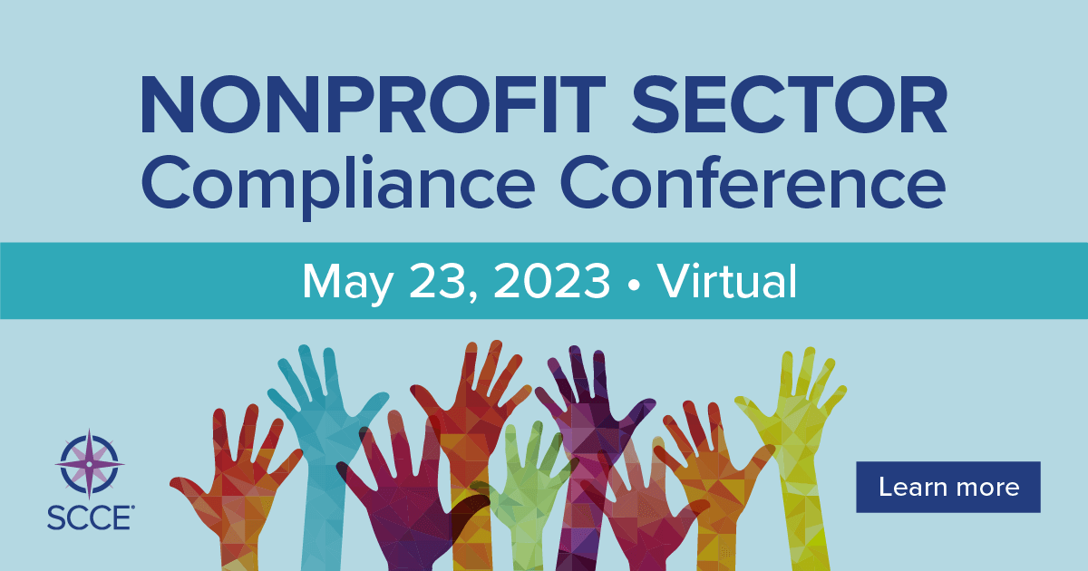 2023 May Nonprofit Sector Compliance Conference Overview SCCE